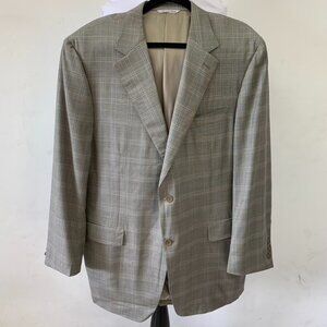 Canali Men's Gray Brown Sports Coat Blazer Jacket Size 56 EU 46 US Long Drop 7